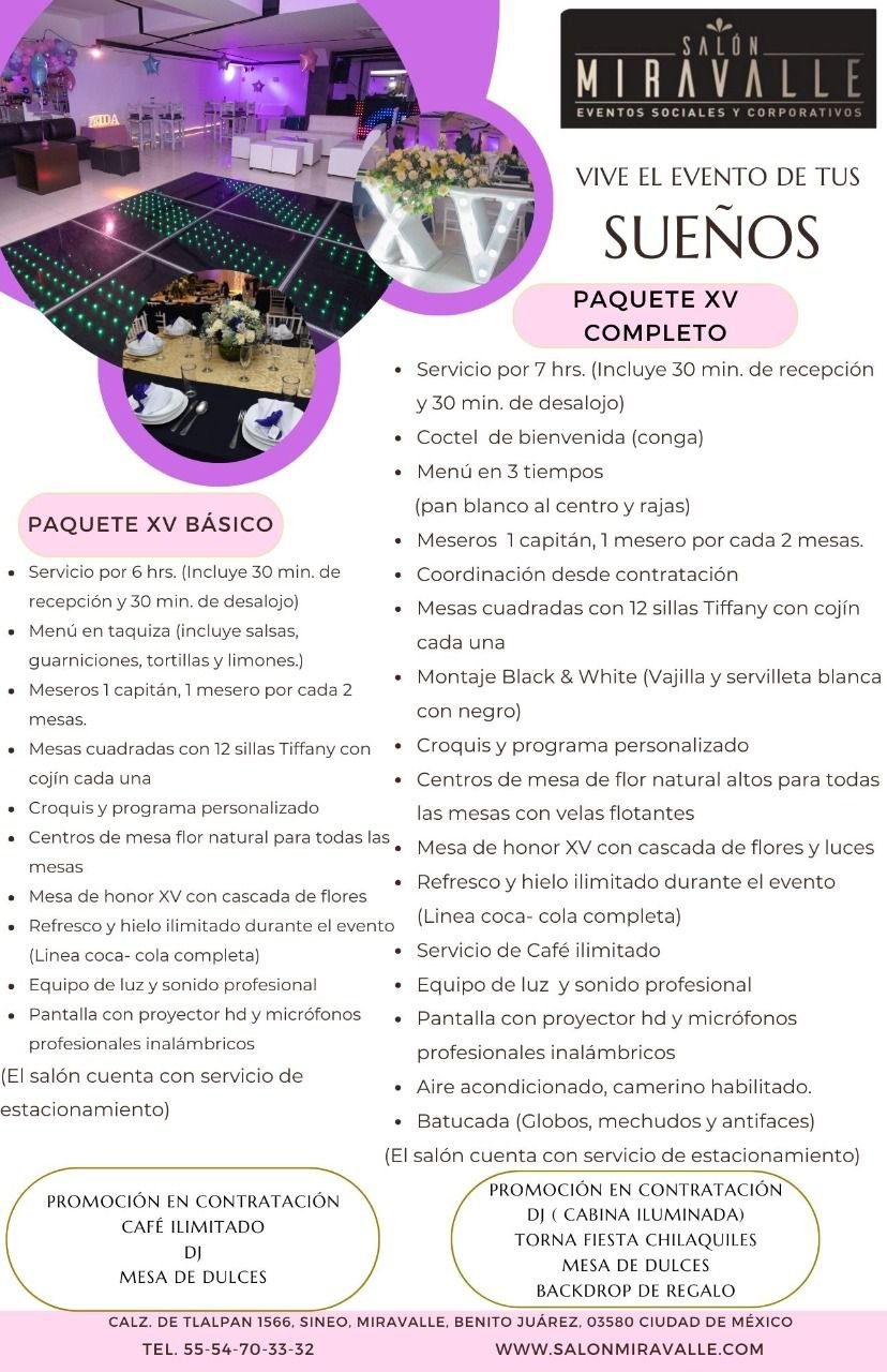 Paquete XV Años Completo